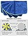 SINLAND All-purpose Microfiber Cleaning Cloths Wiping Highly Absorbent & Lint Free Dusting Rags for Home and Kitchen 12Inchx12Inch Blue 6 Pack