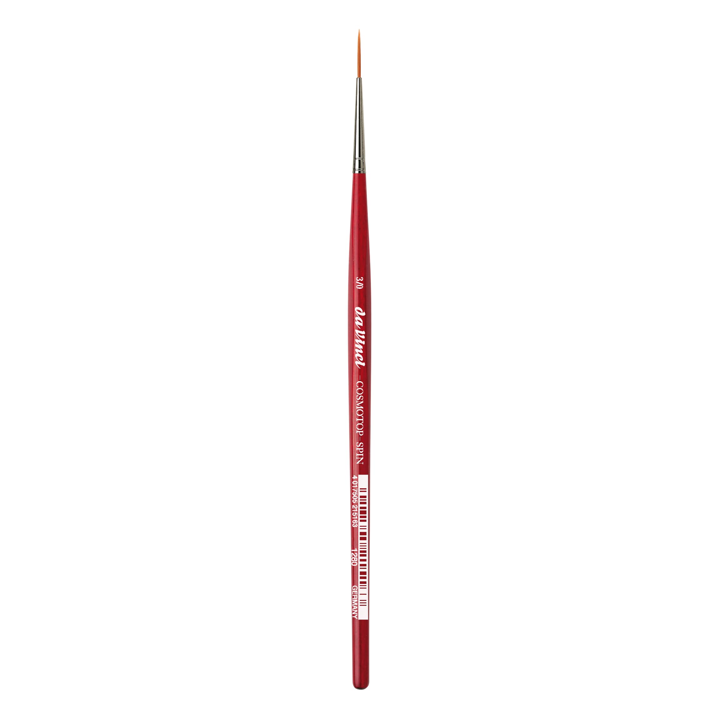 Da Vinci 1280 Series Rigger Brush, Synthetic Fiber, Red, 18.2 x 0.09 x 30 cm — image 1