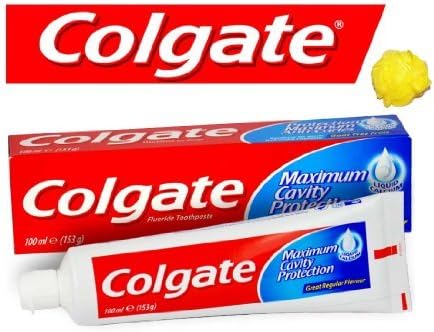 1 X Colgate Maximum Cavity Protection 100ml TOOTHPASTE 14 Days White- Free Bath Scrunchy by THE MARKET SECTOR