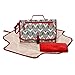 Skip Hop Baby Pronto Portable Changing Station with Cushioned Changing Mat and Wipes Case, 3 Pockets, Multi Hearts