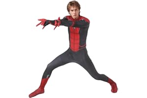 NBVBFUY Adults Superhero Costume with A Mask Full-body Elastic Bodysuit Sets Halloween Cosplay Jumpsuit