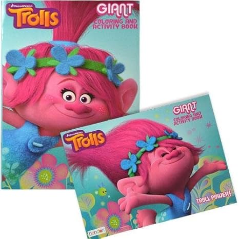 Trolls Livre De Coloriage Geant 11x16 Amazon Fr Cuisine Maison