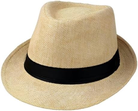 WESTEND Unisex Short Brim Fedora - Hats for Men & Women, 2-Pack
