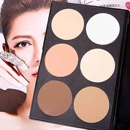 6 Color Makeup Cosmetic Blush Blusher Contour Palette Makeup Pressed Powder