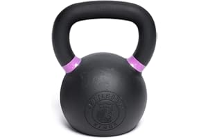 Kettlebell Kings Powder Coated Kettlebell Weights - 9-97 lb Strength Training Kettlebells for Men and Women - Hand Weights Workout Gym Equipment - Weights Set for Home Gym- New
