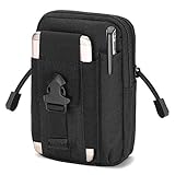 Haafoo Tactical Molle Phone Waist Pouch, with Cell Phone Holster for iPhone 6/7/X Plus etc, Outdoor Utility EDC Security Waist Pouch
