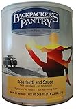 Backpacker's Pantry All Natural, Spaghetti and Sauce, 34.5 Ounces, #10 Can