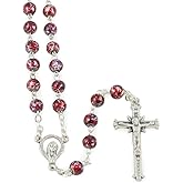 Rosary Hematite Beads Madonna Center