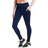 Yogipace Women's Petite/Regular/Tall Water Resistant Thick Thermal Fleece Lined Leggings,Warm Winter Tights with Side Pockets