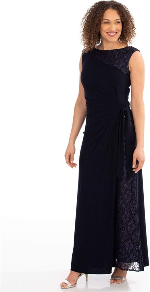 Klass Womens Lace Panelled Sleeveless Maxi Dress Amazon.co.uk Clothing