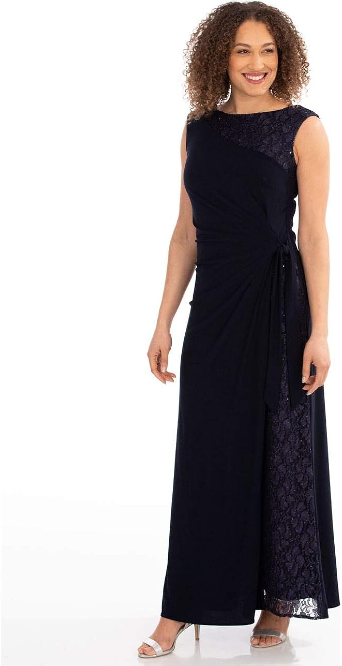 Klass Womens Lace Panelled Sleeveless Maxi Dress Amazon.co.uk Clothing