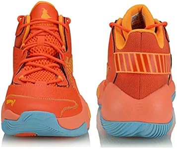 orange basketball sneakers