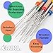 Premium Marshmallow Roasting Sticks Set of 7 Colorful 32-Inch Telescopic by Nature Comport – Ideal for Campfire Hot Dogs, Meat & Candy Treats – Bonus Survival Kit Gadget Included
