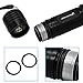 Goldenguy 1200LM Cree Xml-L2 Scuba Dive Diving LED Flashlight Torch 100m Underwater Waterproof Submarine Light Fishing Handheld Torch(without Battery)