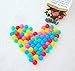 Soft Balls 100 pcs with a Storage Bag Multi-Colored BPA-free Play Tent Balls Thicken Plastic Secure Ocean Playpen Balls