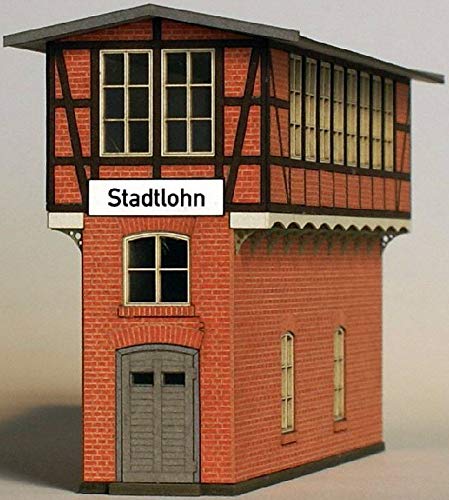 modellbahn-exklusiv Stellwerk Stadtlohn der WLE, Lasercut-Bausatz, Spur H0, 1:87 – Bild 3