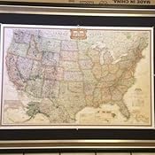 National Geographic: United States Explorer Wall Map - Laminated (32 x