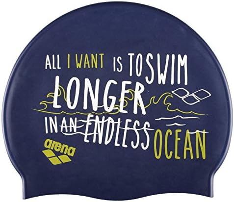 Arena Poolish Endless Swimming Cap - Navy