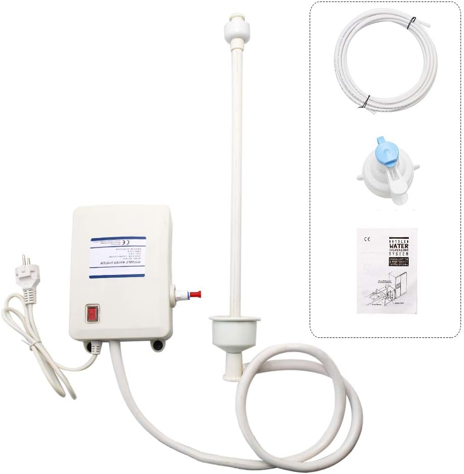 5 Gallon Bottle automatic water dispenser system 115v 20ft with US Plug for Fridge,Office,Yacht,RV