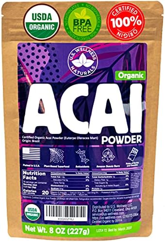 ACAI berry Powder 8oz (1/2lb) 100% Natural Superfood Antioxidant