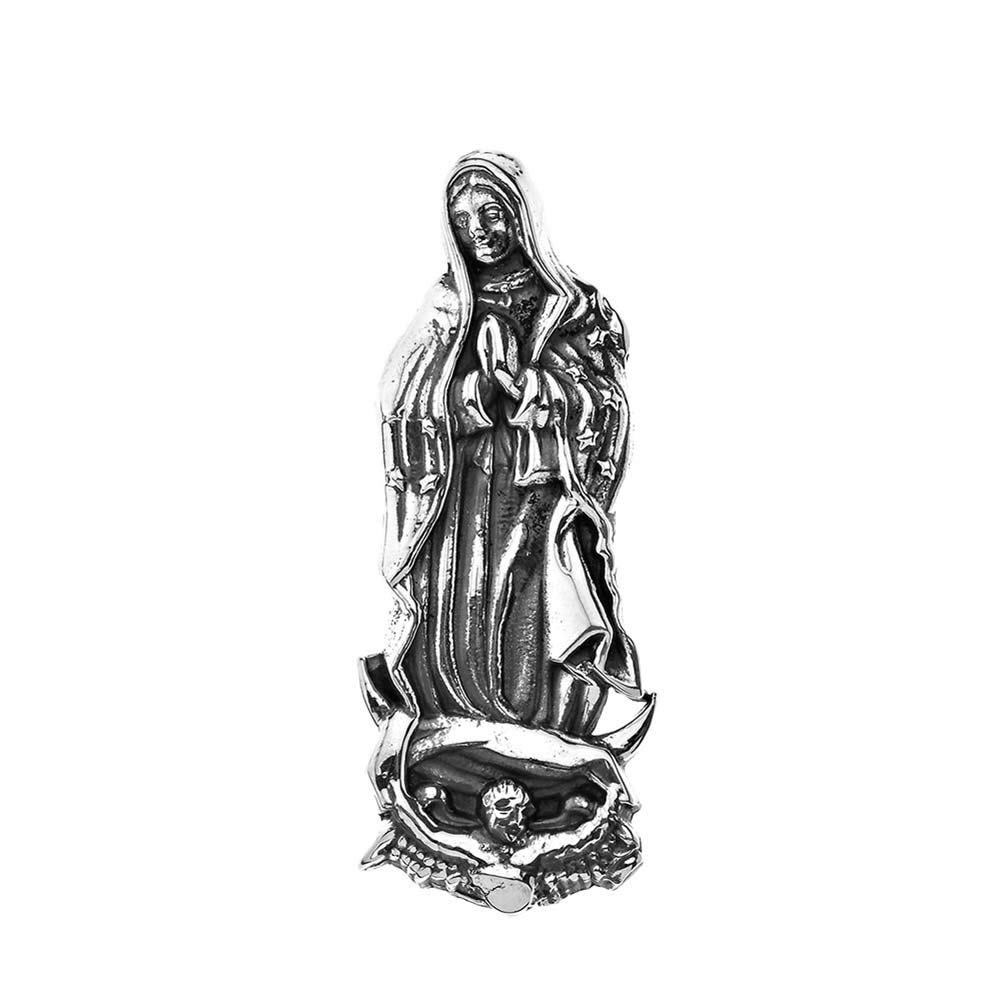 Amazoncom Elegant Oxidized Sterling Silver Our Lady Of