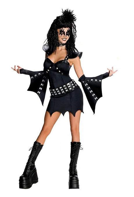 Gr. M 38-40 Kostüm Erwachsene Damen KISS The Miss Demon Deluxe Halloween Rubies 72569
