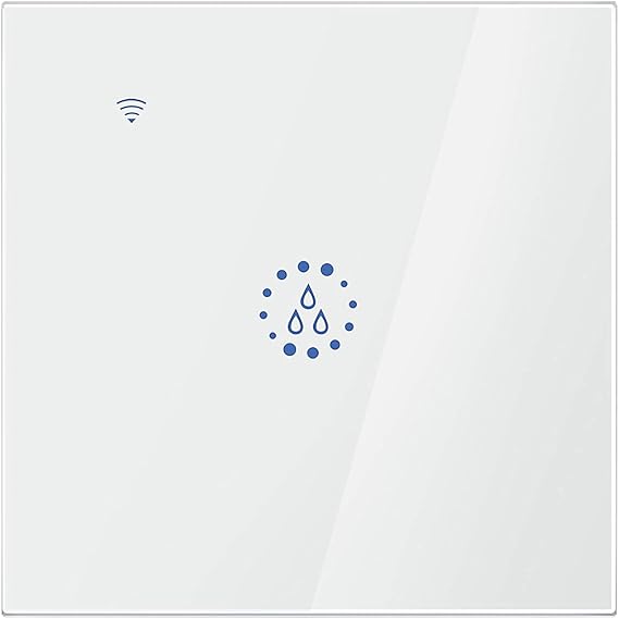 ALLOMN Interruptor de Caldera Wi Fi Inteligente Interruptor del Calentador de Agua Caliente Compatible con Alexa Google Home APP Control Remoto de Voz Carga Mx 4400W Blanco