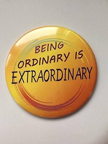 Being Ordinary Is Extraordinary Inspirational 3" Magnet