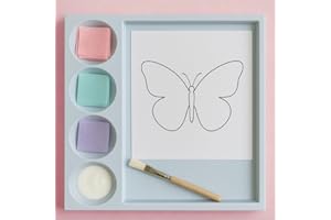 Tivi Tray Hard Plastic Activity Tray for Crafts, Painting, Sorting, Slime, Snacks, Jewelry-Making, Raised Edges, Dishwasher Safe (1 Teal)