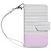 ULAK iPhone SE Case, iPhone 5S Case, iPhone 5s/5/SE Wallet Case, Fashion PU Leather Magnet Wallet Flip Case Cover with Built-in Credit Card/ID Card Slots for 5 5s SE,Minimal Stripe Purple