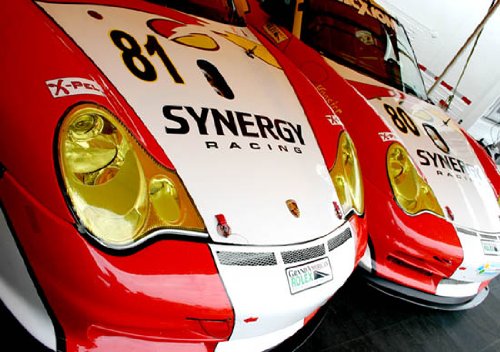 4 iJDMTOY+inches+Adhesive+Golden+Headlights