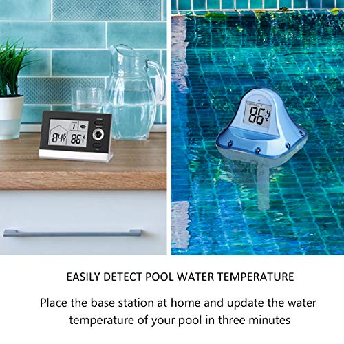 Fusiontec Wireless Pool Thermometer with LCD Display for Swimming Pool