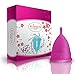 Blossom Menstrual Cup, Say No to Tampons | Get Blossom Cups for Menstrual Days| Period Cup, Reusable Menstrual Cup, Silicone Cup (Small Menstrual Cup, Violet)