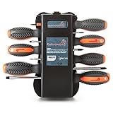 7-Piece Screwdriver Set by Prostandardtools - Comfort Grip Screwdriver Set with Carrying holder - Magnetized Screwdrivers with Chrome Vanadium CR-V tips - Insulated Screwdriver Included