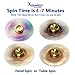 SYOURSELF Titanium Alloy Tri-Spinner Hand Fidget Toy +1 Replacement Stainless Steel Bearing-4-7min High Speed, Quiet EDC Focus Toy for Stress Relieve Anxiety Adult(Water Rainbow)