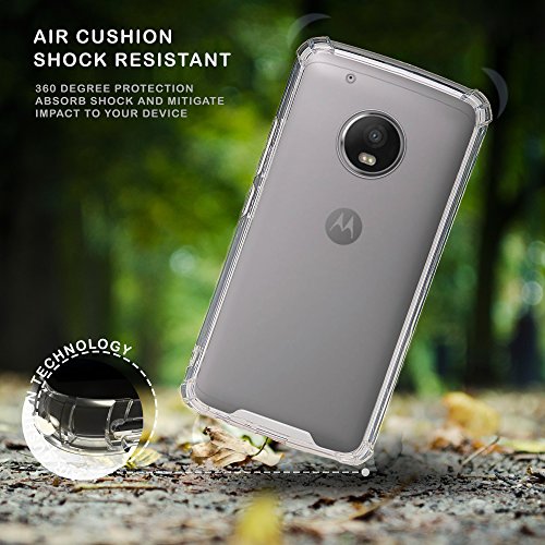 Moto G5 Plus 2017 Case, Beyondcell transparent Clear Hybrid Bumper Case Cover Motorola Moto G5 Plus 2017 (Parasailing)