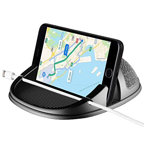 Universal Car Phone Holder Mount Dashboard Pad & Mat, Compatible with iPhone Xs Max/XS/XR/X/8 Plus/7 Plus/6S, Samsung Galaxy Note 8/S9 Plus/S9/ S8+/S8/S7 Edge, Google Pixel 2 XL and More