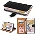 Galaxy J7 Prime Case, SOWOKO Book Style Leather Wallet Case Flip Folio Shockproof Protection Cover with Credit Card Slots and Kickstand for Samsung Galaxy J7 Prime/Galaxy G610F (Black)