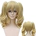 Netgo Cosplay Wigs Medium Length Curly Lolita Style Halloween Wigs Clip on 2 Ponytails