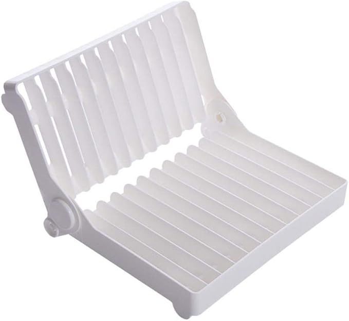 Accesorios de cocina Color blanco Rein Plato plegable Estante de