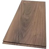 The Hardwood Edge Walnut Hardwood Planks - 2-Pack Walnut Wood for Unfinished Wood Crafts - 1/8&rsquo;&rsquo; (3mm) 100% Pure Hardwood - Laser Engraving Blanks - Solid Hardwood Planks for Crafts and Gifts