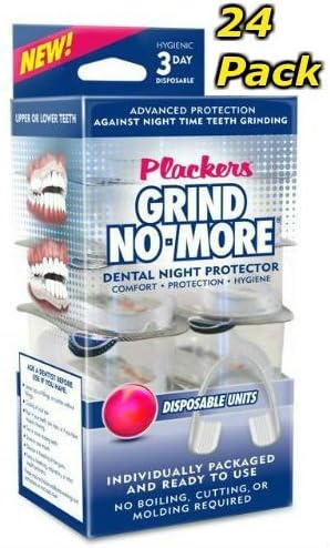 Plackers Mouth Guard Grind No More Dental Night Protector (24 Pack)
