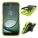 Yiakeng Moto Z Play Droid Case, Shockproof Impact Protection Tough Rugged Dual Layer Protective Case Cover with Kickstand for Motorola Moto Z Play Droid (Grreen)