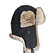 FURTALK Real Rabbit Fur Ushanka Trapper Hunting Hat Bomber Aviator Winter Cap