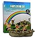 PRETMANNS Fairy Garden Pond Accessories - Miniature Fairies Set – 3 Fairy Figurines & Sign with a Beautiful Large Crafted Lily Pond (8.3