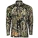 Mossy Oak Men's Camo Lightweight 1/4 Zip Hunting Shirt