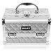 SHANY Mini Makeup Train Case With Mirror - Silver