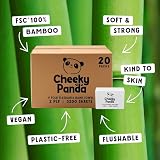 The Cheeky Panda Bamboo V Fold Paper Towels 3200 Sheets 2 Ply 215x215 view 6