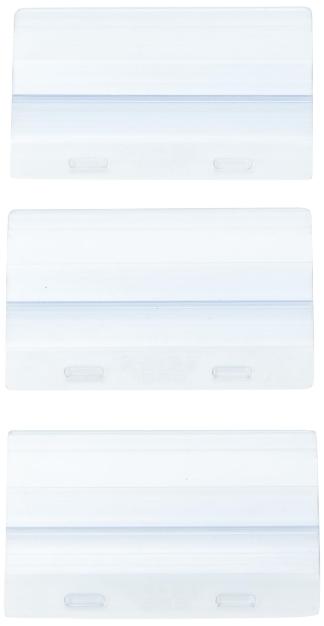 Durable 186819 Slider Files for Filing Cabinet 25-Piece Plastic Clear