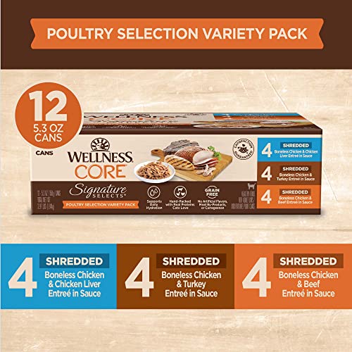 Wellness CORE Signature Selects Natural Canned Grain Free Cat Food